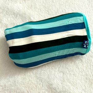 Kickee Pants Custom Pillowcase Ice Multi Stripe Christmas Bamboo